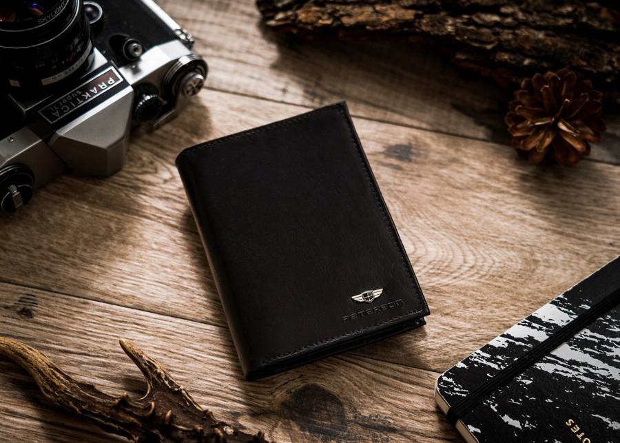 Natūralios odos piniginė vyrams Peterson PT16 S963