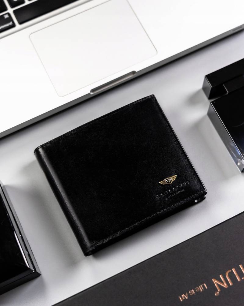 Natūralios odos piniginė vyrams Peterson PT170 S951