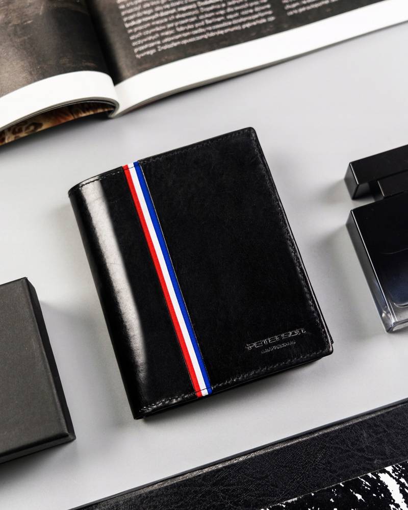 Natūralios odos piniginė vyrams Peterson PT188 S932