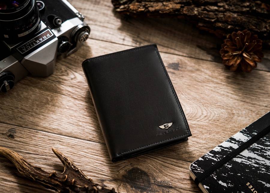 Natūralios odos piniginė vyrams Peterson PT18 S941