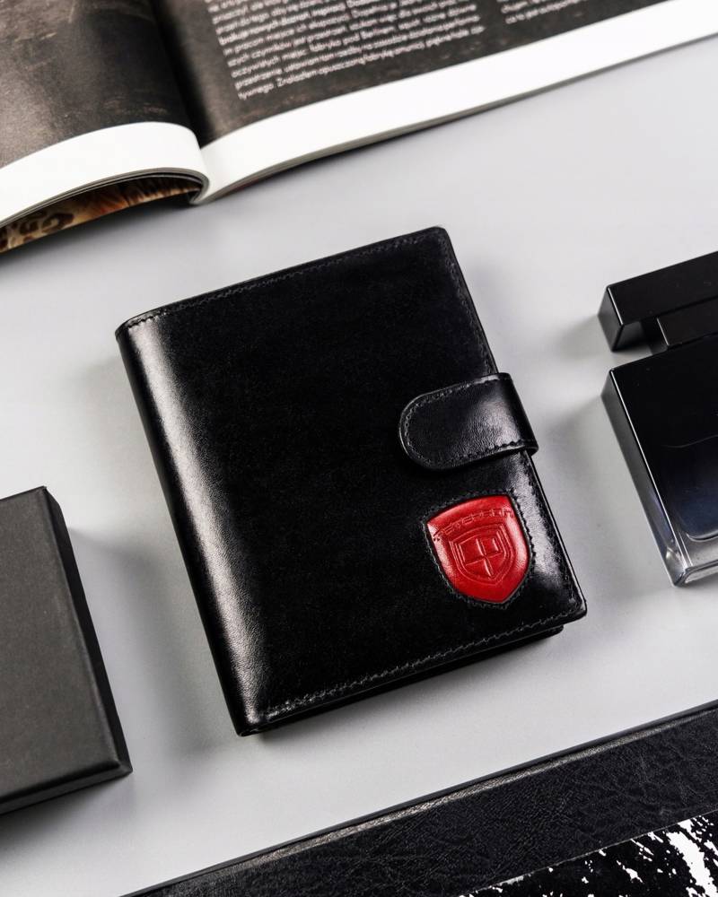 Natūralios odos piniginė vyrams Peterson PT190 S929