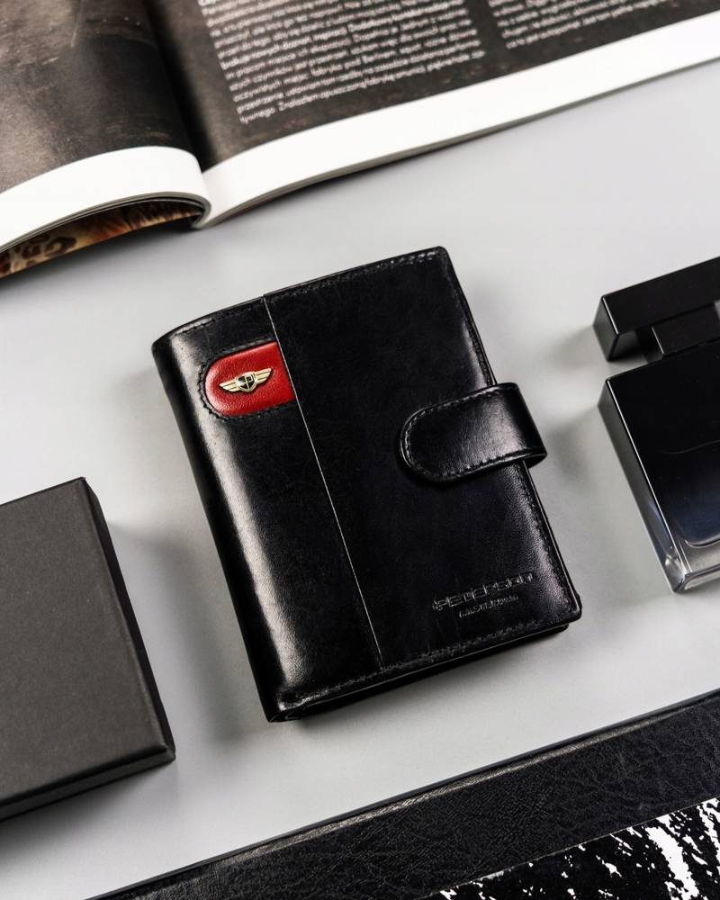 Natūralios odos piniginė vyrams Peterson PT195 S924