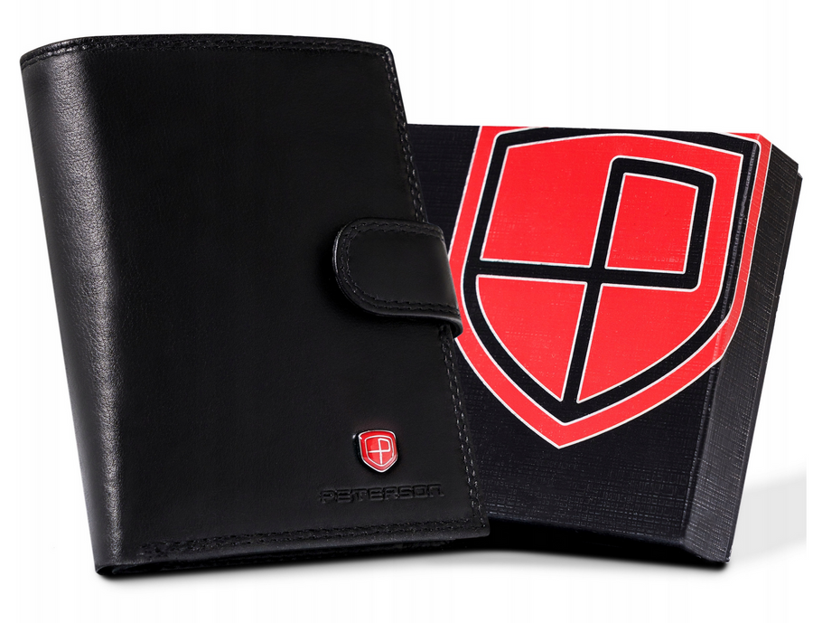 Natūralios odos piniginė vyrams Peterson PT197 S922