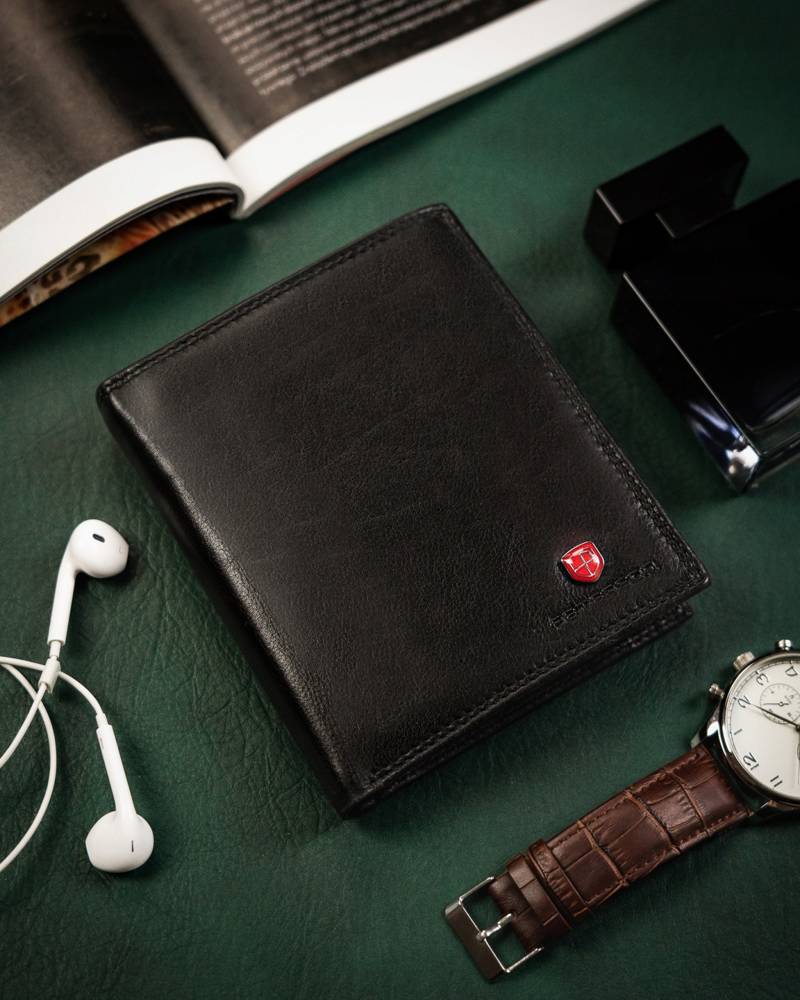 Natūralios odos piniginė vyrams Peterson PT198 S921