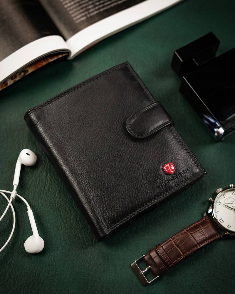 Natūralios odos piniginė vyrams Peterson PT199 S920