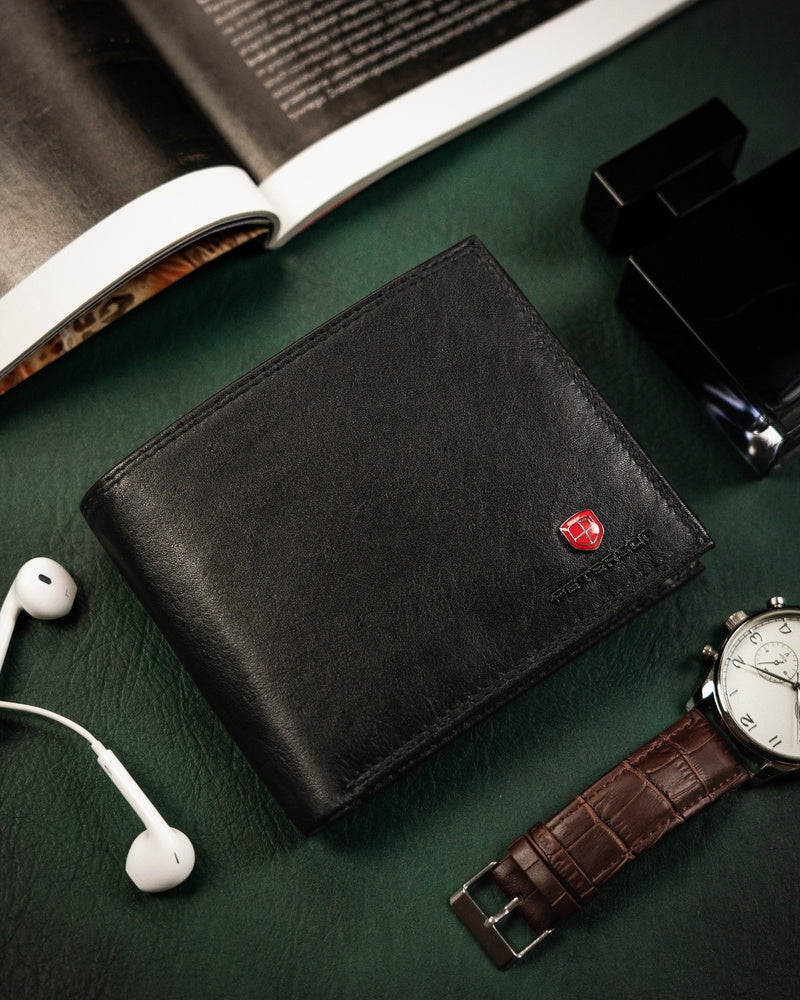 Natūralios odos piniginė vyrams Peterson PT204 S913