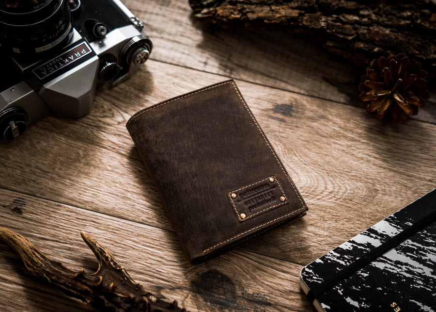 Natūralios odos piniginė vyrams Peterson PT20 S918