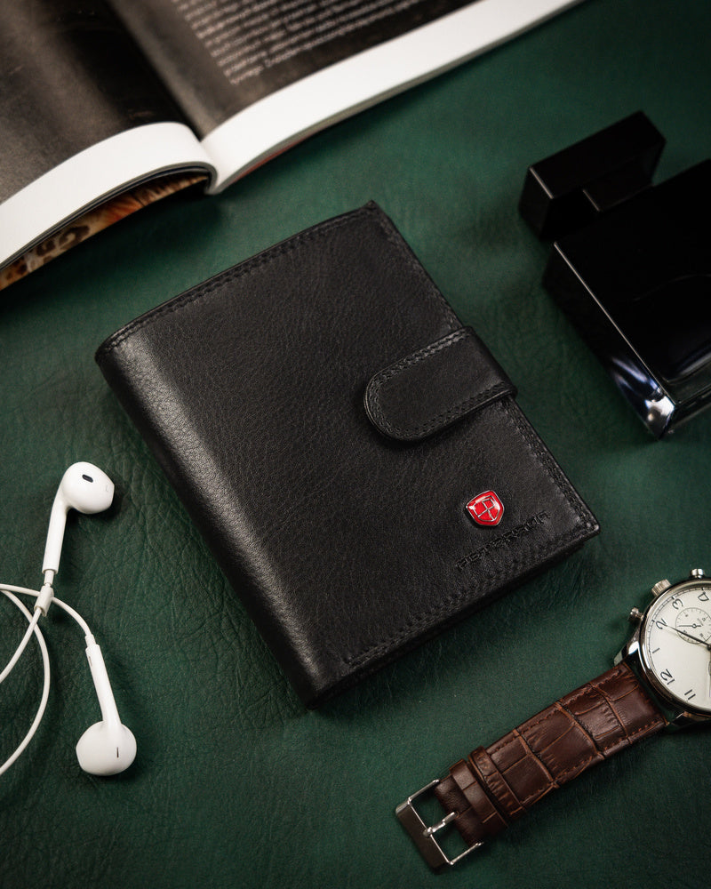 Natūralios odos piniginė vyrams Peterson PT214 S902