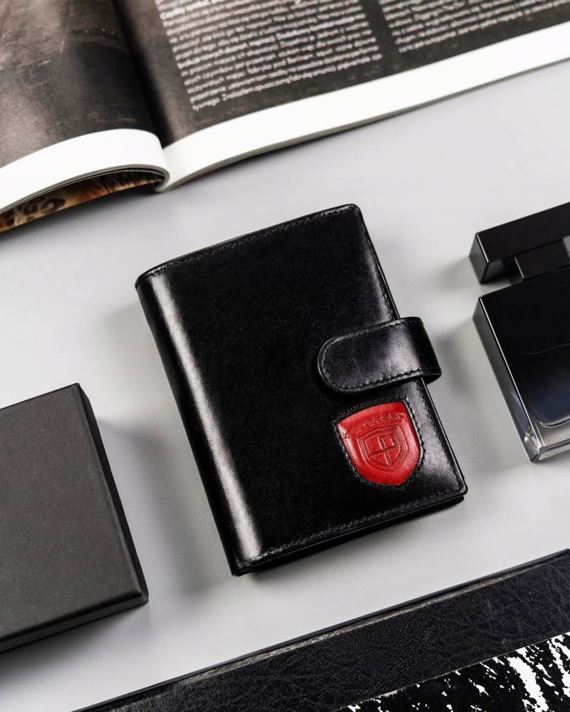 Natūralios odos piniginė vyrams Peterson PT215 S901