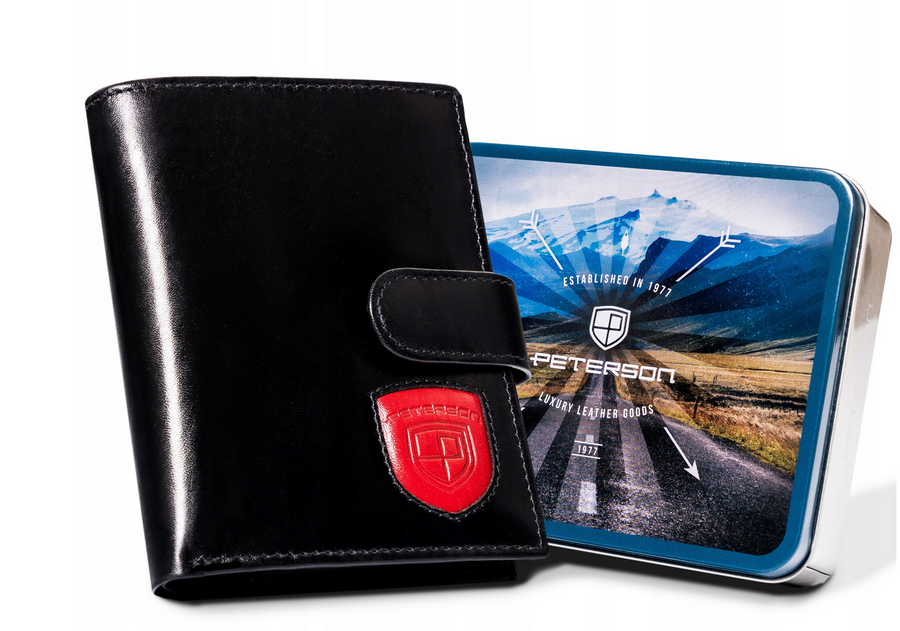 Natūralios odos piniginė vyrams Peterson PT236 S878