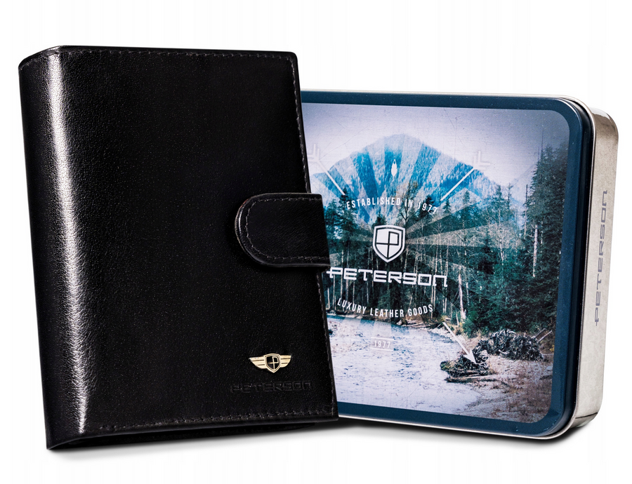 Natūralios odos piniginė vyrams Peterson PT239 S875