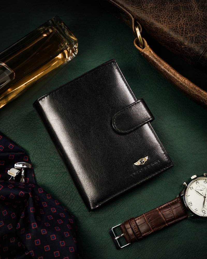 Natūralios odos piniginė vyrams Peterson PT239 S875