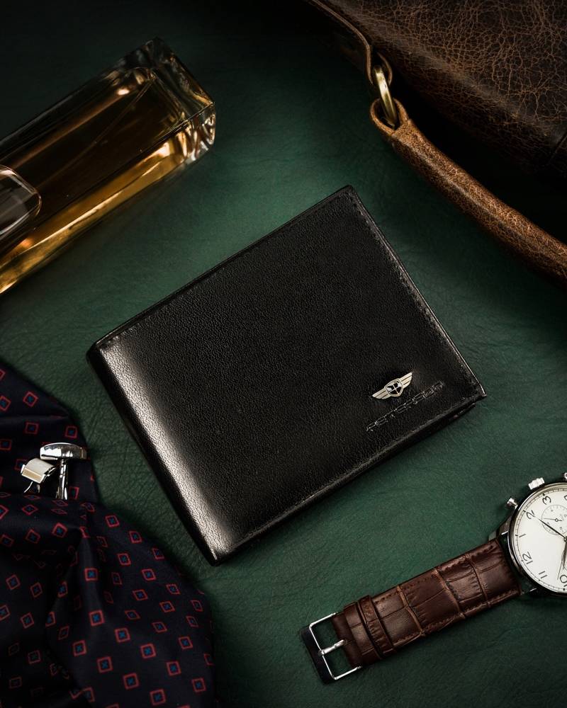 Natūralios odos piniginė vyrams Peterson PT240 S873