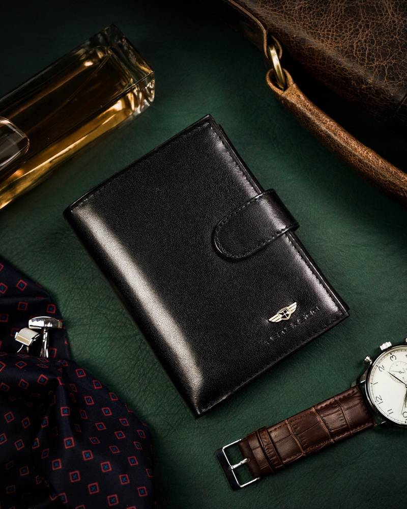 Natūralios odos piniginė vyrams Peterson PT249 S864