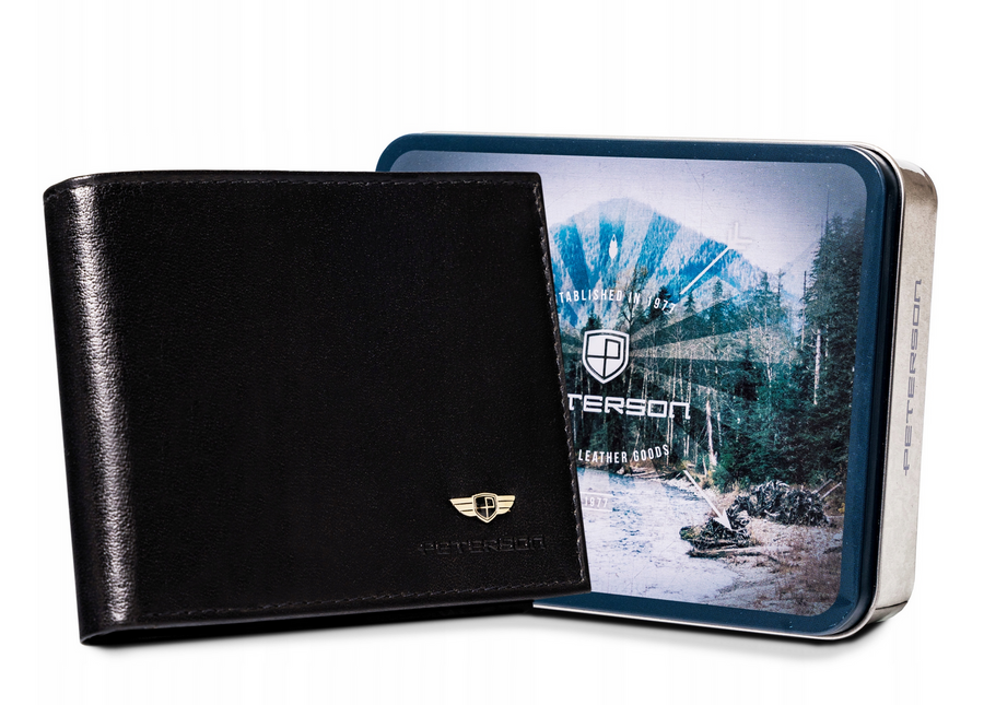 Natūralios odos piniginė vyrams Peterson PT255 S857