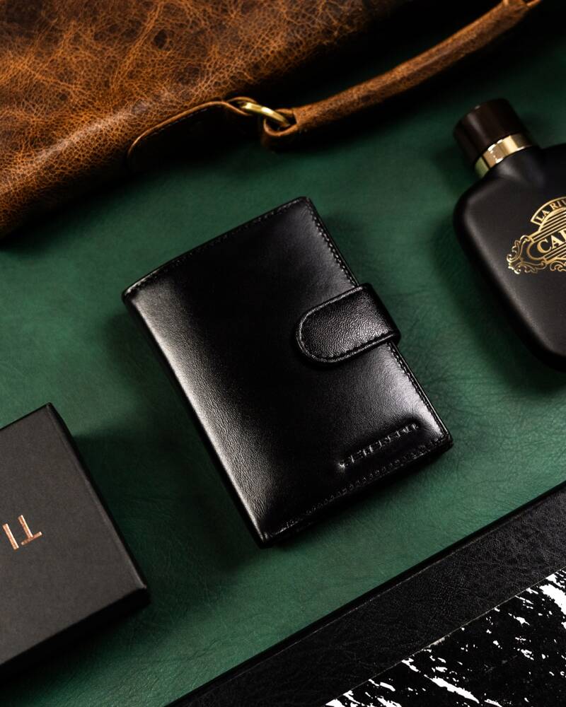 Natūralios odos piniginė vyrams Peterson PT256 S856