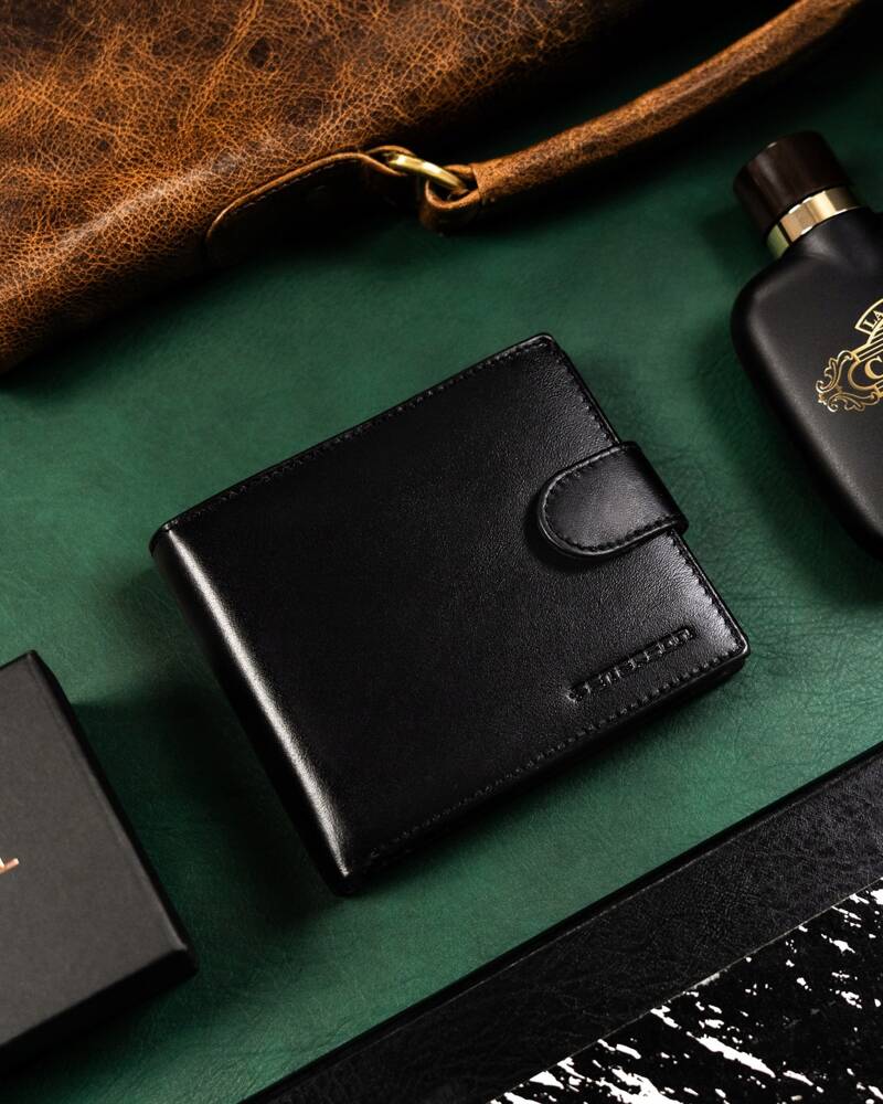 Natūralios odos piniginė vyrams Peterson PT261 S850