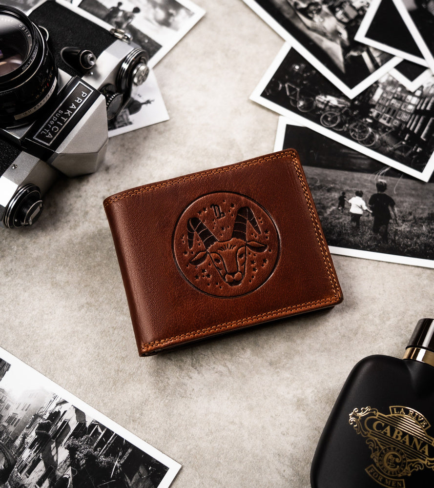 Natūralios odos piniginė vyrams Peterson PT274 S836