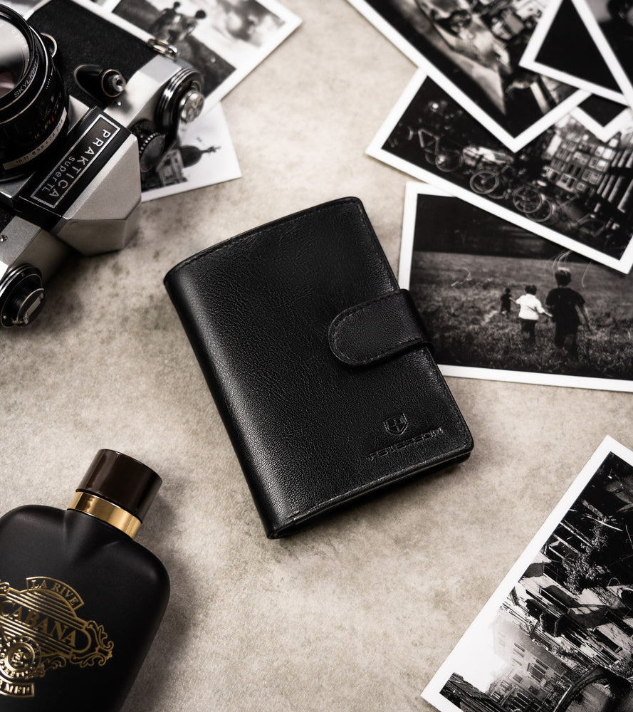 Natūralios odos piniginė vyrams Peterson PT287 S822