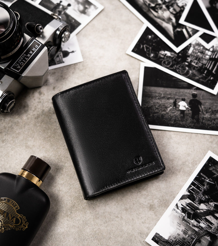 Natūralios odos piniginė vyrams Peterson PT292 S816