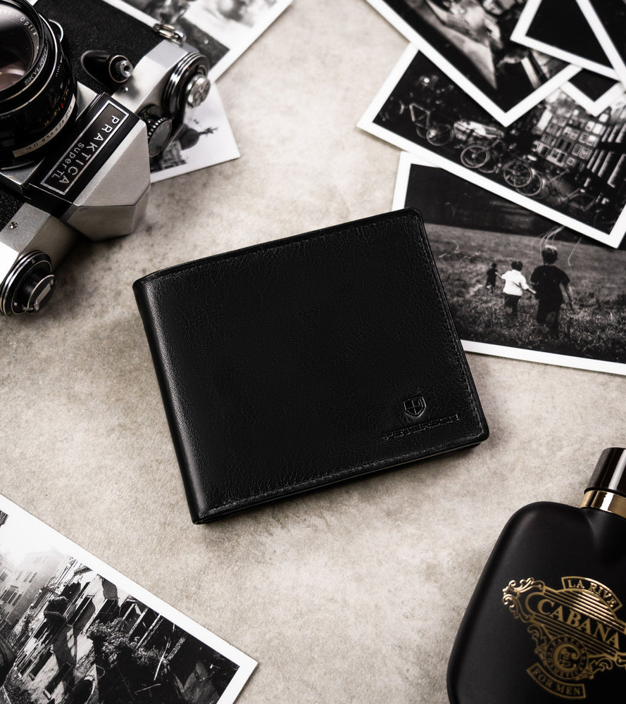 Natūralios odos piniginė vyrams Peterson PT296 S812