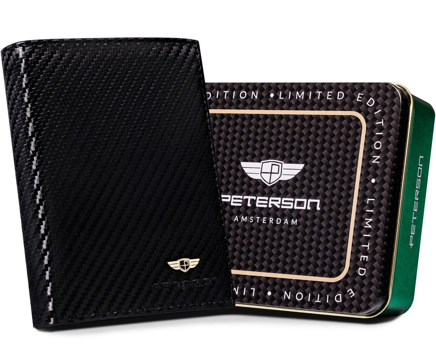 Natūralios odos piniginė vyrams Peterson PT300 S806