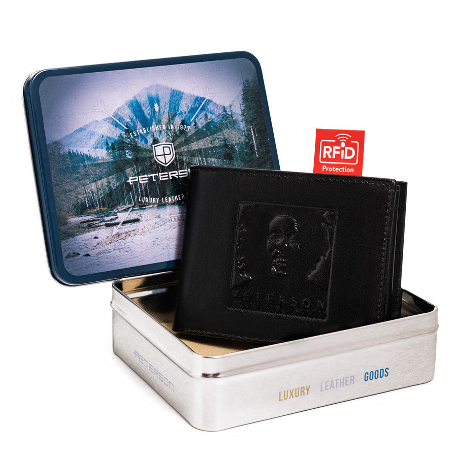 Natūralios odos piniginė vyrams Peterson PT48 S768