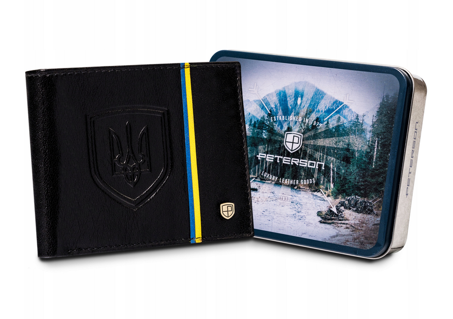 Natūralios odos piniginė vyrams Peterson PT55 S760