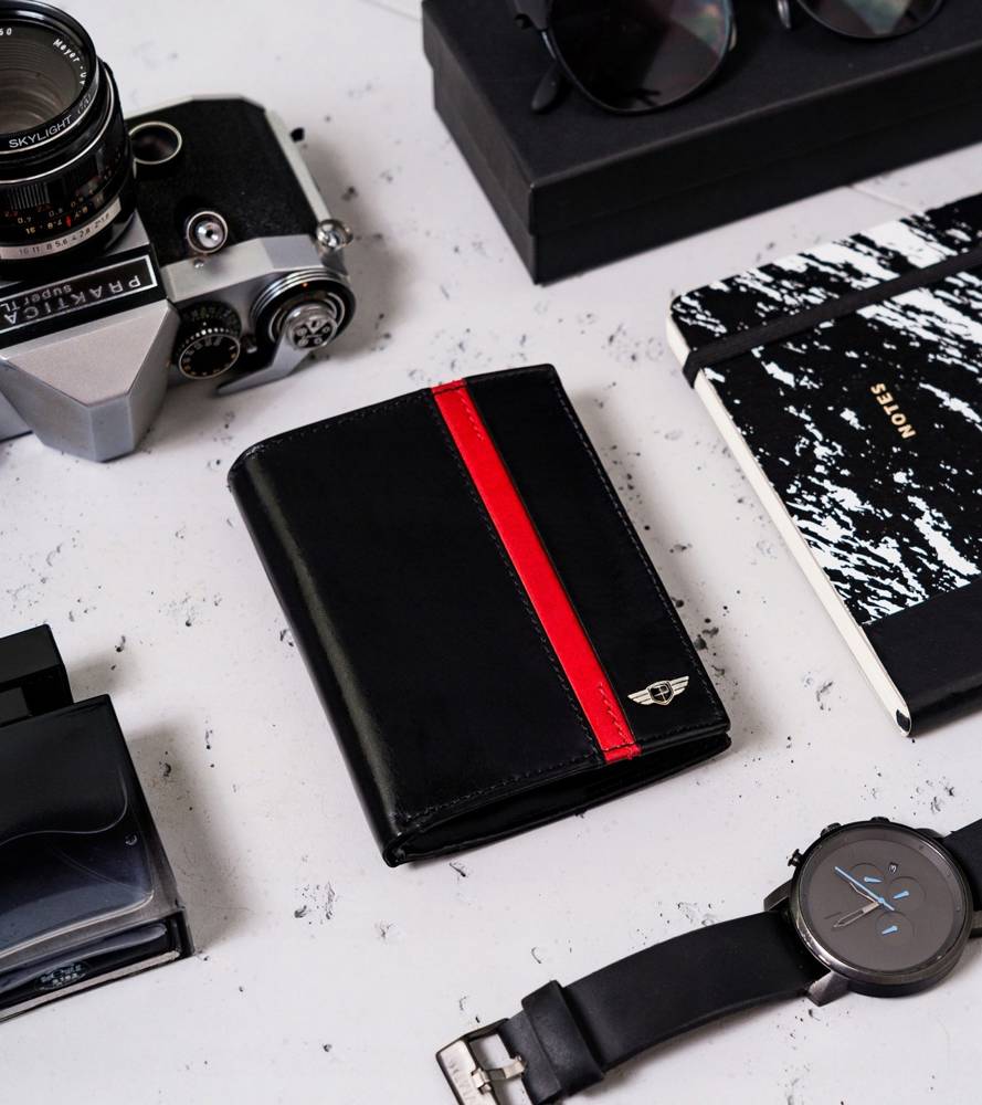 Natūralios odos piniginė vyrams Peterson PT59 S756