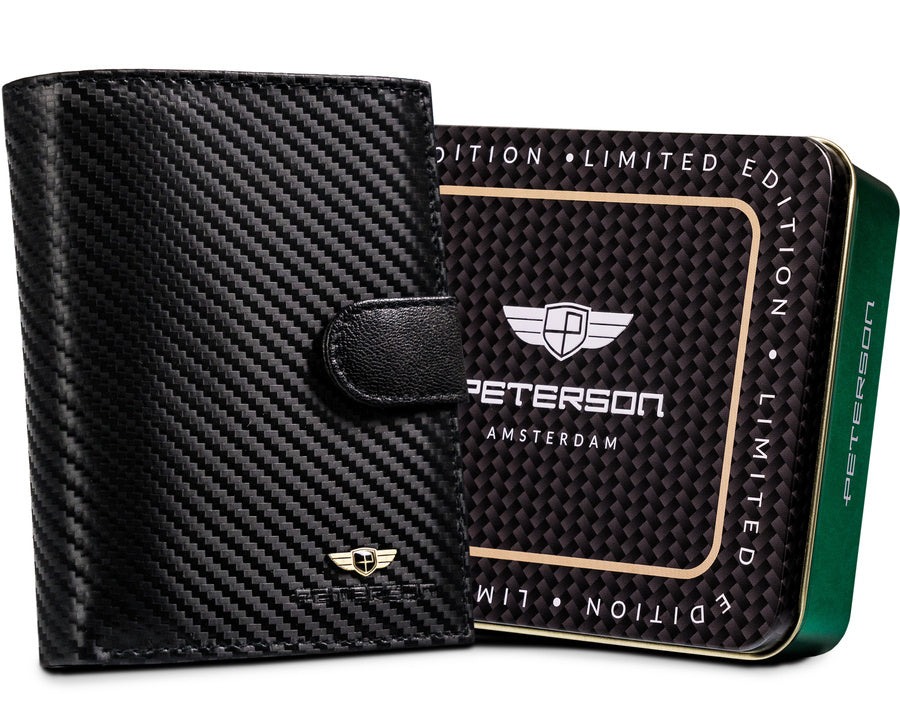 Natūralios odos piniginė vyrams Peterson PT85 S727