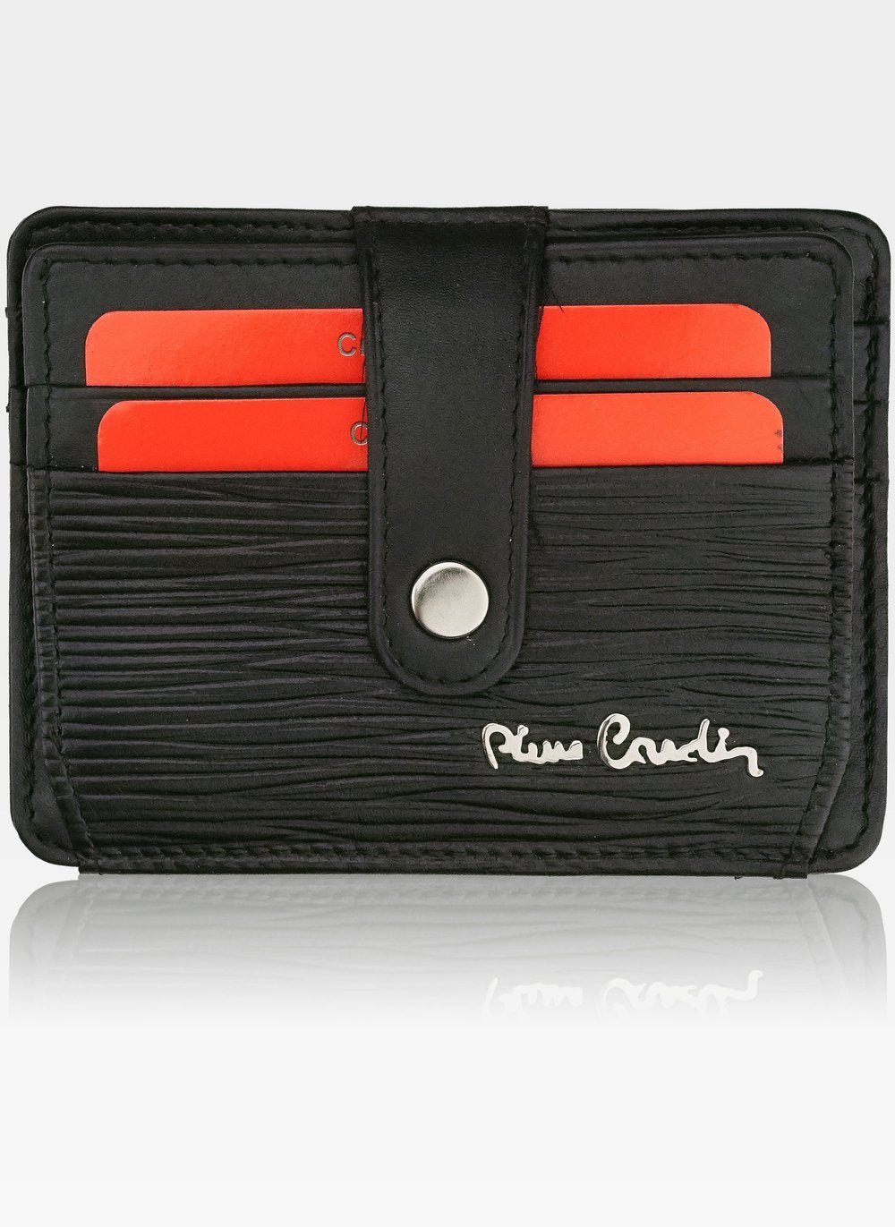 Odinė vyriška piniginė Pierre Cardin Tilak10 P02 Juoda S702