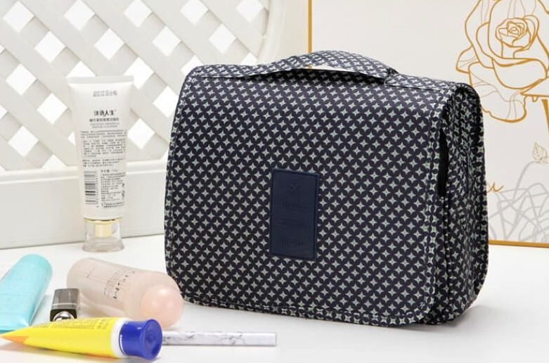 Pakabinamas kelioninis kosmetikos krepšys E41, mėlyna