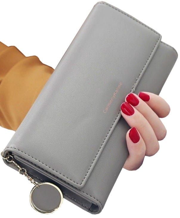 Piniginė moterims E38, pilka D933