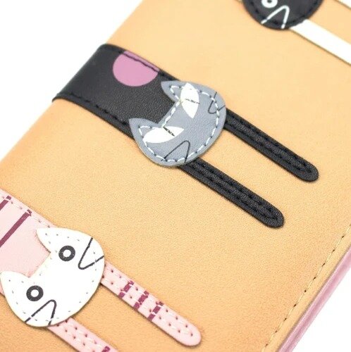 Piniginė moterims G38 smėlio spalvos D918