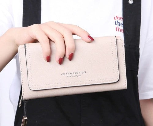 Piniginė moterims T21 smėlio spalvos D48