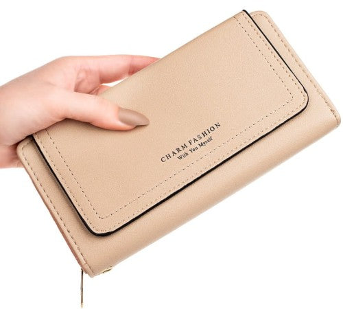 Piniginė moterims T21 smėlio spalvos D48