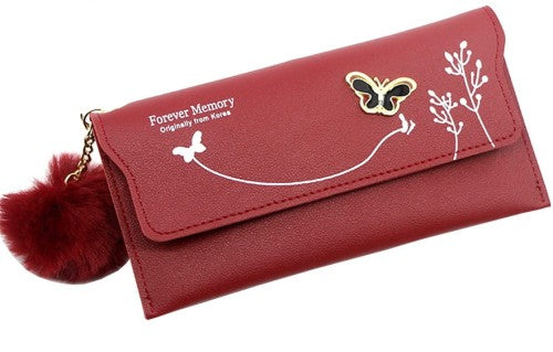 Piniginė moterims T5 raudona D47