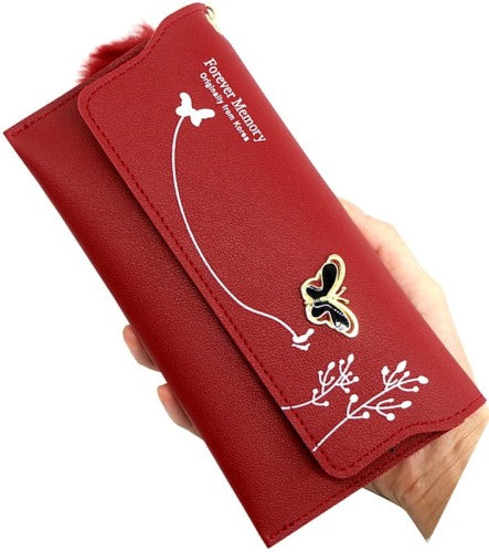 Piniginė moterims T5 raudona D47