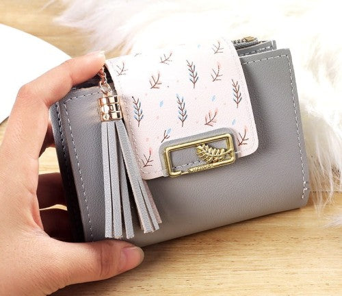 Piniginė moterims T7 pilka D44