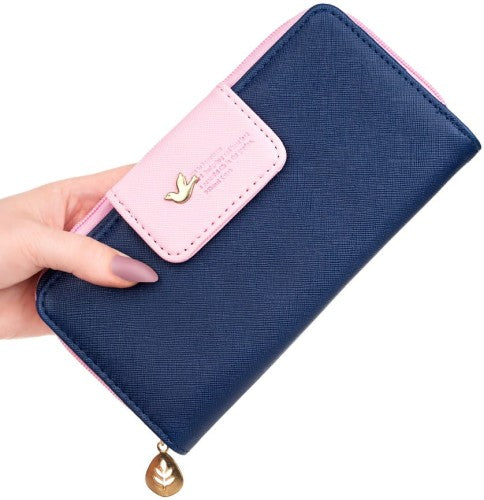 Piniginė moterims V1 mėlyna D43