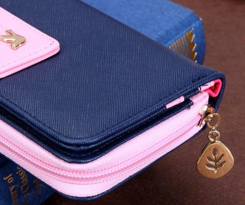 Piniginė moterims V1 mėlyna D43