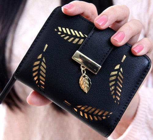 Piniginė moterims V9 juoda D38