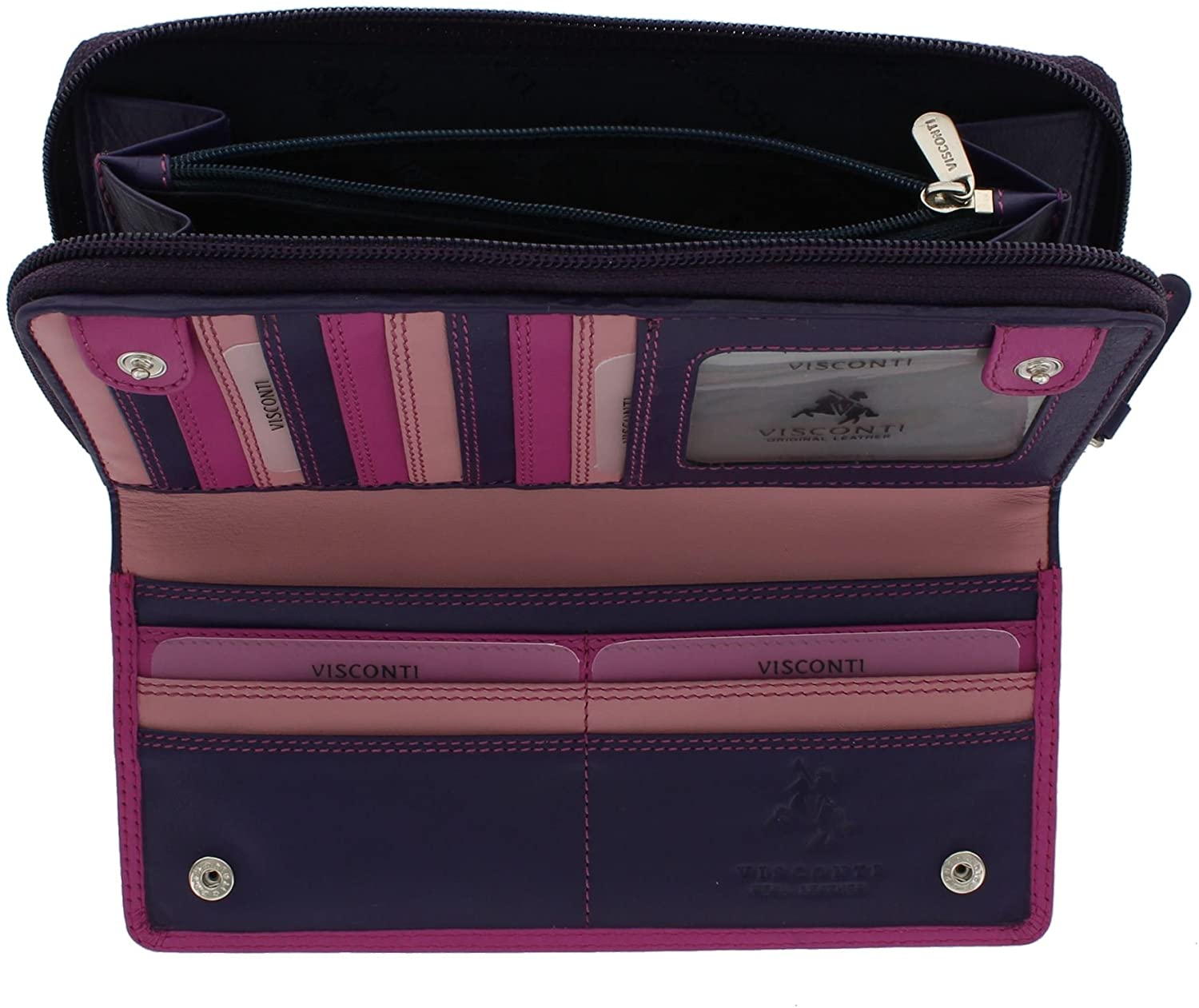 Piniginė moterims Visconti RB55 Berry Multi D28