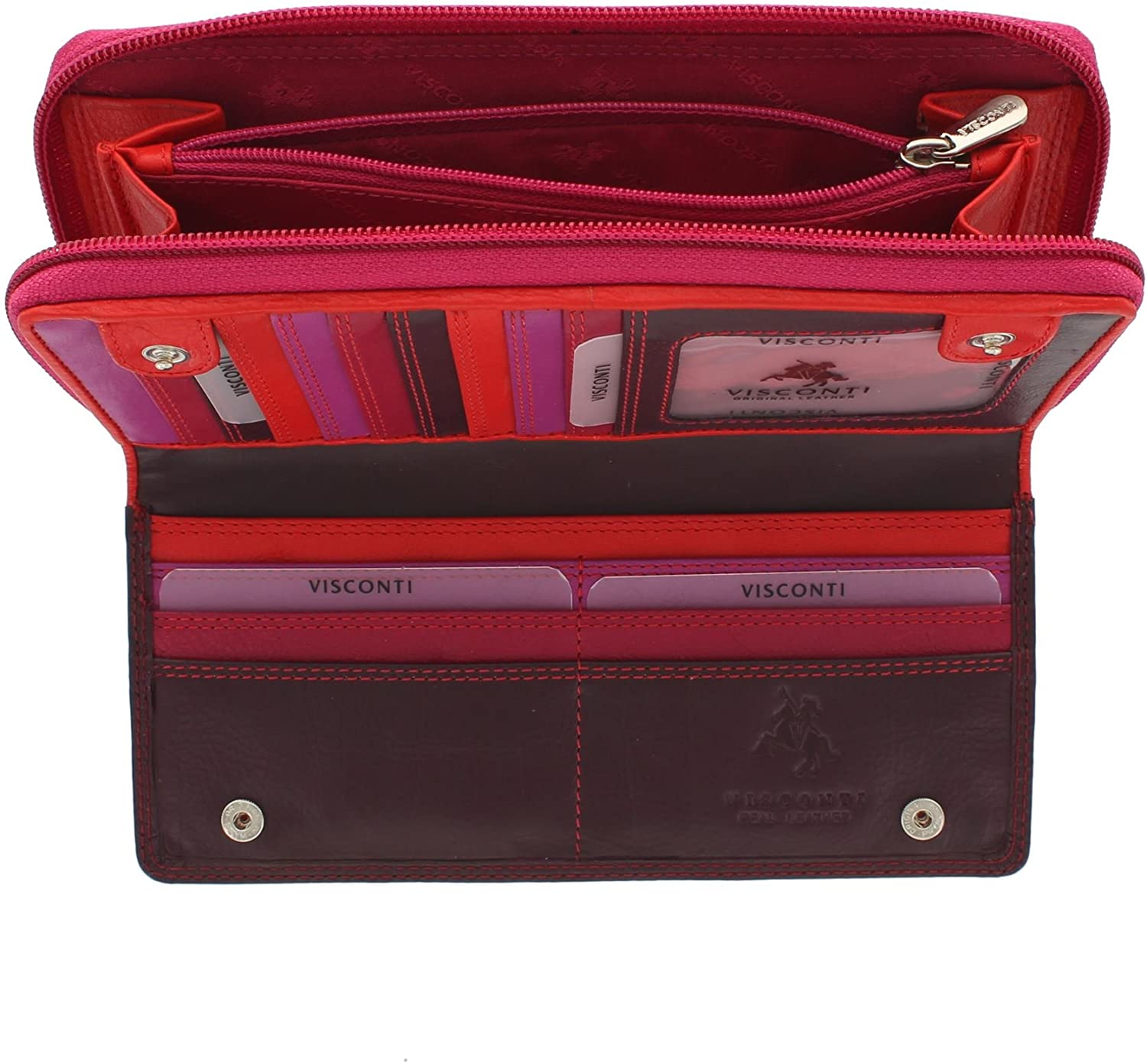 Piniginė moterims Visconti RB55 Plum Multi D27