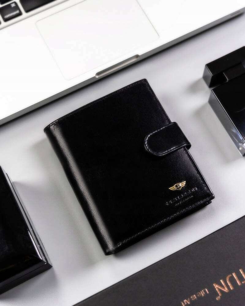 Piniginė vyrams Peterson VT1 juoda S534