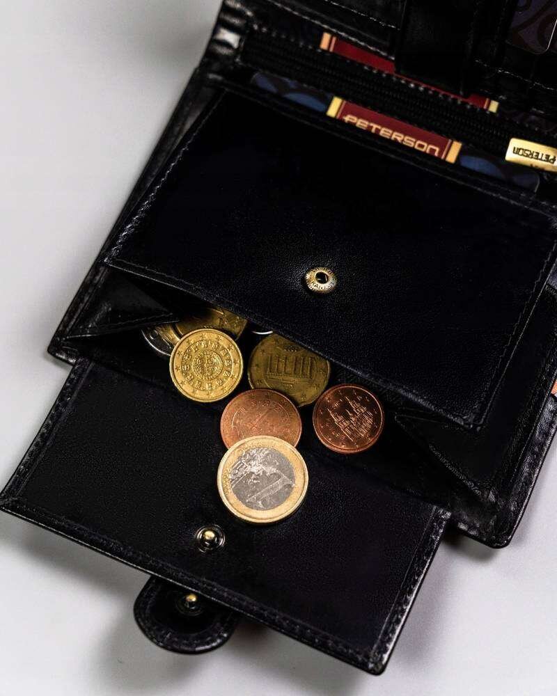 Piniginė vyrams Peterson VT1 juoda S534