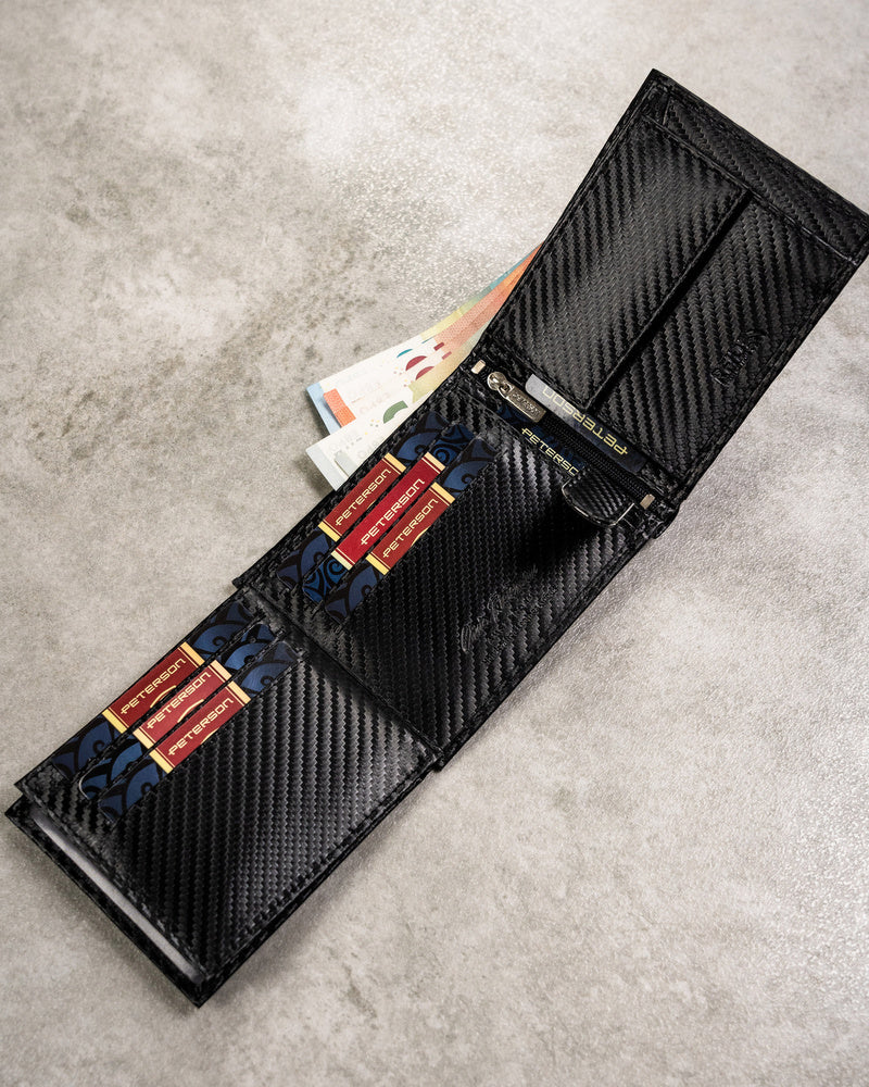 Piniginės ir raktų pakabuko rinkinys vyrams Peterson F4