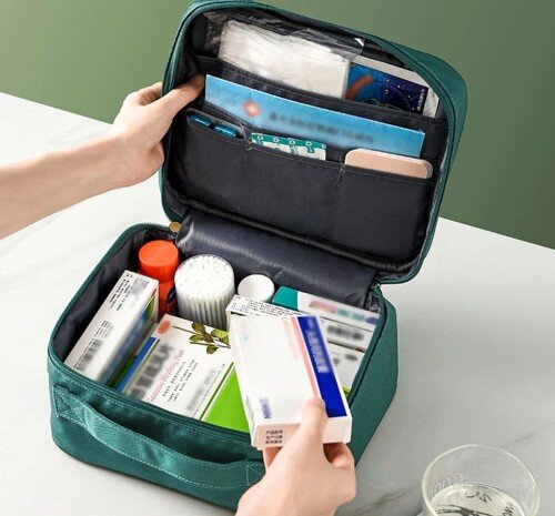 Pirmosios pagalbos krepšys E58, žalias N131