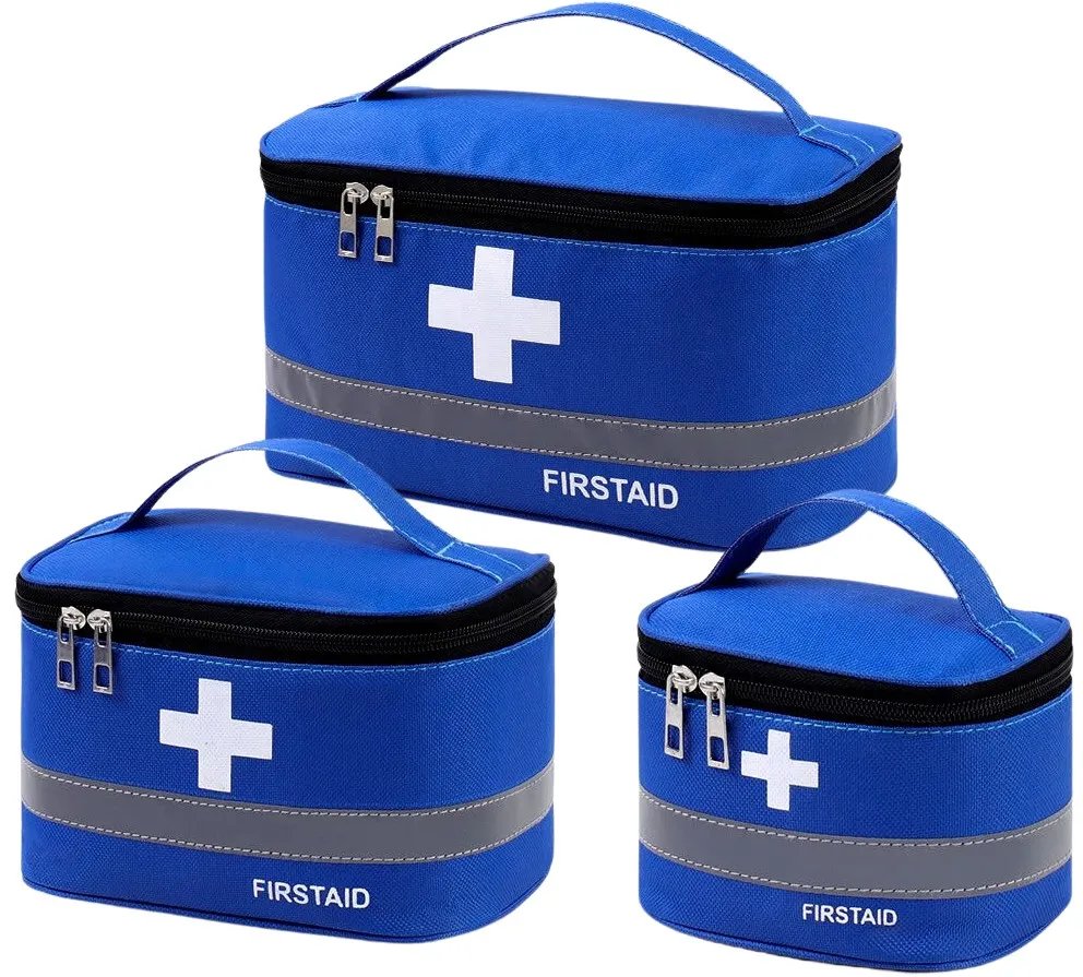 Pirmosios pagalbos vaistinėlių dėžučių rinkinys 3vnt B7