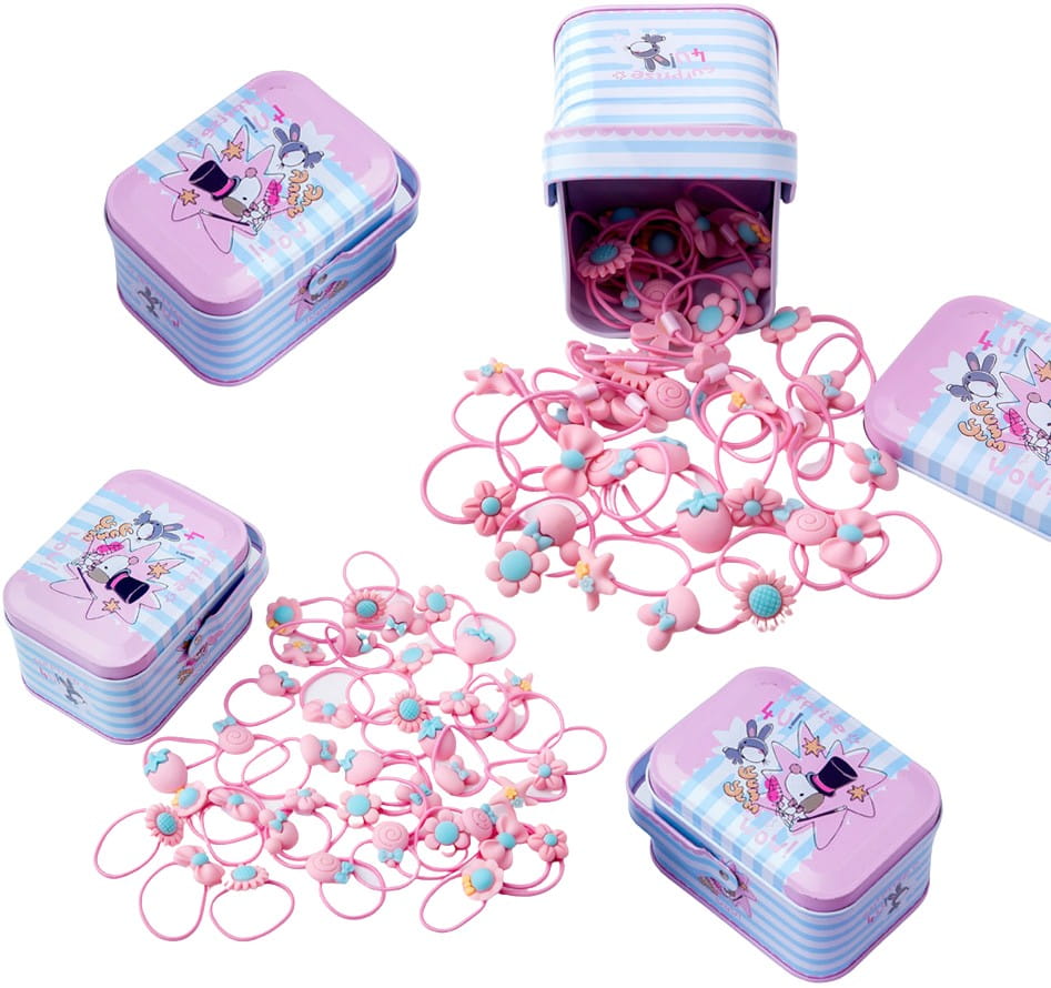 Plaukų gumyčių rinkinys 40 vnt. N32